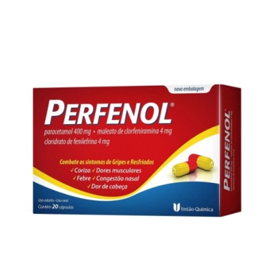 Perfenol 20 capsulas uniao quimica