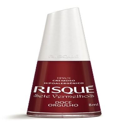 Esmalte risque vermelhos capitais doce orgulho,