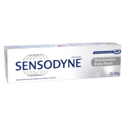 Cr dent sensodyne branq ext fresh 50g