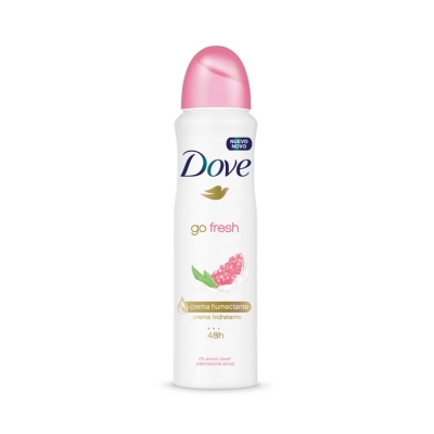 Desodorante antitranspirante aerosol dove go fresh roma e verbena 150ml