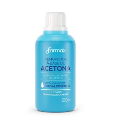 Removedor de esmalte farmax a base de acetona 100ml