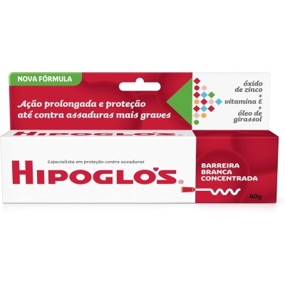 Hipoglos pomada 40 gramas (oxido de zinco+ colecalciferol+ retinol)