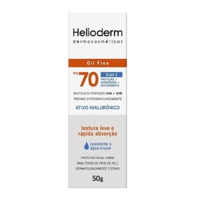 Helioderm facial fps70 sem cor 50gr hertz
