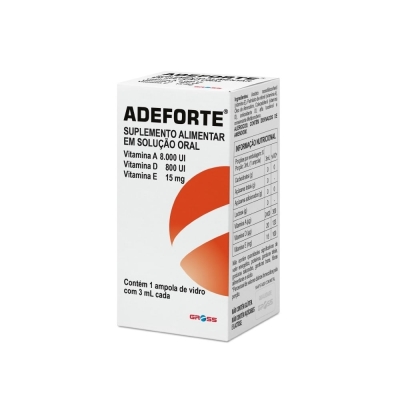 Adeforte ampola 3ml (vitamina d+vitamina e+vitamina a)