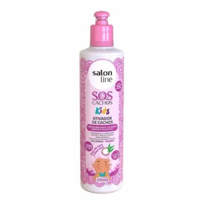 Ativador de cachos salon line sos kids hidratacao 300ml