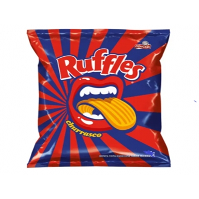 Batata ruffles elma chips sabor churrasco 37g
