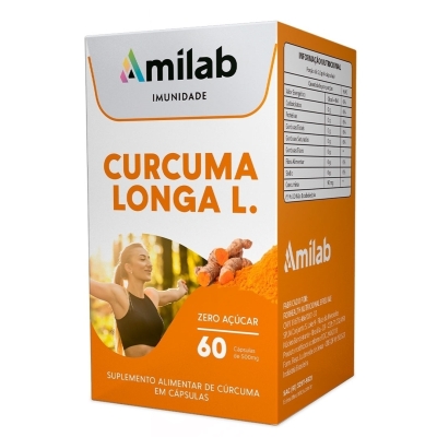 Amilab curcuma 60 capsulas
