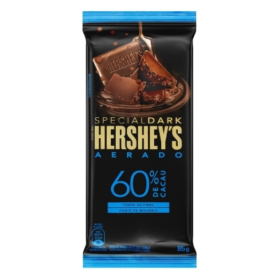 Chocolate hersheys special dark 60% aerado 85g
