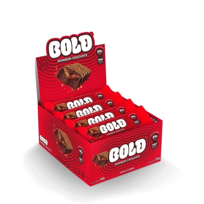 Barra proteina bold bombom crocante 60g