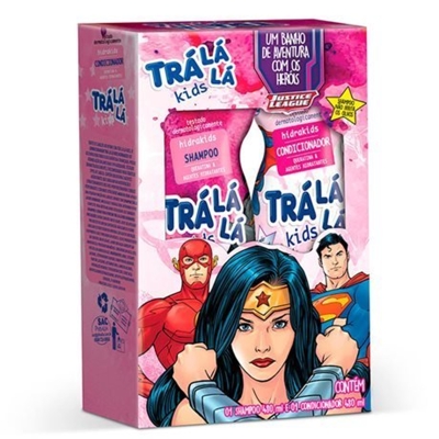 Kit tra la la kids hidrakids sh+cond 480ml